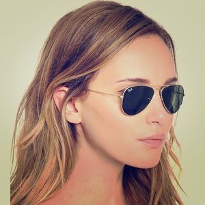 ray ban aviator dark green